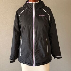 Columbia Girls Alpine Action II Black Insulated Outgrown System Ski Jacket Sz XL